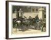 Robert Pate's Striking the Queen Outside Cambridge House-null-Framed Giclee Print