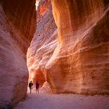 The Siq, the Narrow Slot-Canyon that Serves as the Entrance Passage to the Hidden City of Petra, Jo-robert paul van beets-Photographic Print