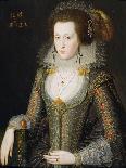 Portrait of a Lady, Traditionally Identified as Queen Elizabeth of Bohemia, Dated 1603-Robert Peake-Giclee Print