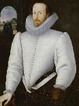 Portrait of a Gentleman Traditionally Identified as Sir Walter Raleigh-Robert Peake-Giclee Print