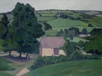 Landscape with Thatched Barn-Robert Polhill Bevan-Giclee Print