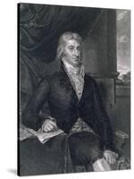 Robert R. Livingston, Engraved by E. Mackenzie-John Vanderlyn-Stretched Canvas