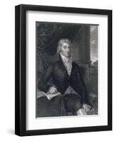 Robert R. Livingston, Engraved by E. Mackenzie-John Vanderlyn-Framed Premium Giclee Print