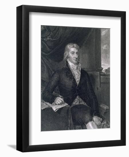 Robert R. Livingston, Engraved by E. Mackenzie-John Vanderlyn-Framed Premium Giclee Print