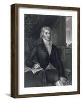 Robert R. Livingston, Engraved by E. Mackenzie-John Vanderlyn-Framed Giclee Print