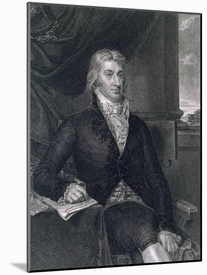 Robert R. Livingston, Engraved by E. Mackenzie-John Vanderlyn-Mounted Giclee Print