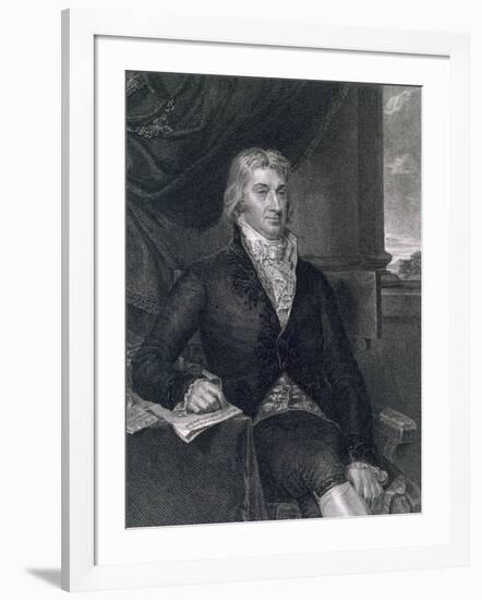 Robert R. Livingston, Engraved by E. Mackenzie-John Vanderlyn-Framed Giclee Print