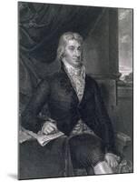 Robert R. Livingston, Engraved by E. Mackenzie-John Vanderlyn-Mounted Giclee Print