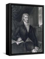 Robert R. Livingston, Engraved by E. Mackenzie-John Vanderlyn-Framed Stretched Canvas