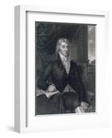 Robert R. Livingston, Engraved by E. Mackenzie-John Vanderlyn-Framed Giclee Print