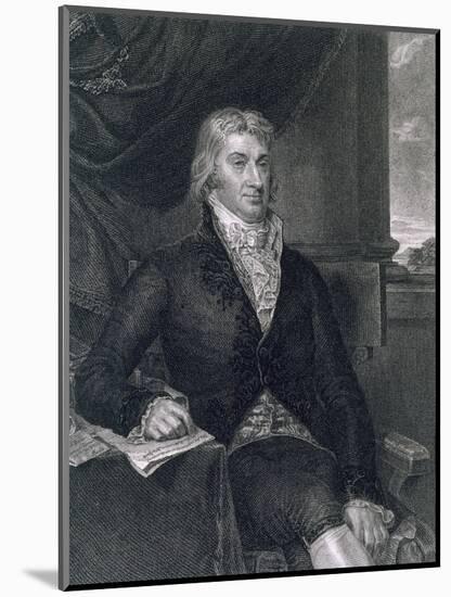 Robert R. Livingston, Engraved by E. Mackenzie-John Vanderlyn-Mounted Giclee Print