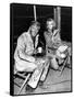 Robert Redford and Jane Fonda sur le tournage du film La Poursuite Impitoyable THE CHASE d'ArthurPe-null-Framed Stretched Canvas