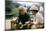 Robert Redford and Meryl Streep sur le tournage du film Out of Africa by Sydney Pollack, 1985 (phot-null-Mounted Photo