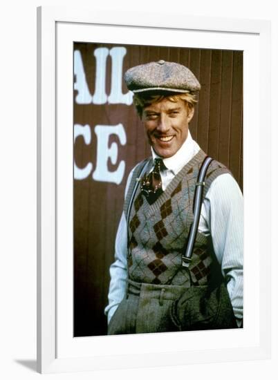 Robert Redford in 'The Sting', 1973 (photo)-null-Framed Photo