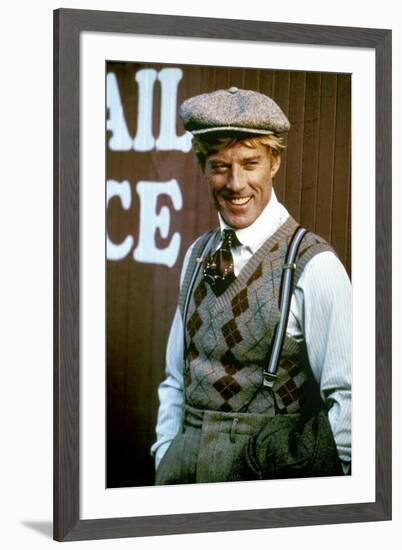 Robert Redford in 'The Sting', 1973 (photo)-null-Framed Photo