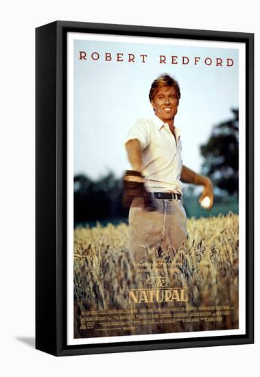 ROBERT REDFORD. "THE NATURAL" [1984], directed by BARRY LEVINSON.-null-Framed Stretched Canvas