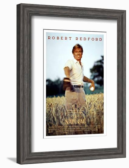 ROBERT REDFORD. "THE NATURAL" [1984], directed by BARRY LEVINSON.-null-Framed Photographic Print