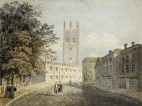 Magdalen College and the Eastern End of the High Street-Robert Revd Nixon-Stretched Canvas