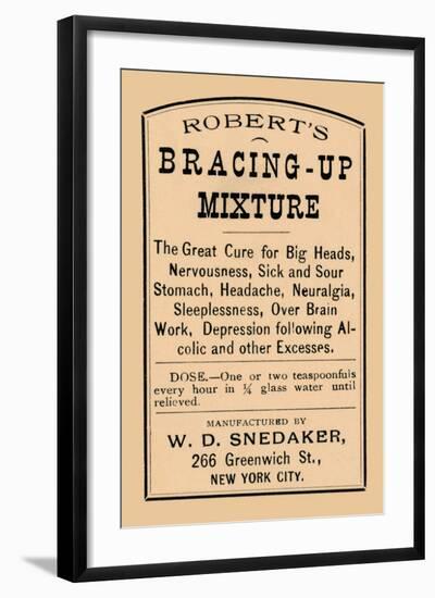 Robert's Bracing - Up Mixture-null-Framed Art Print