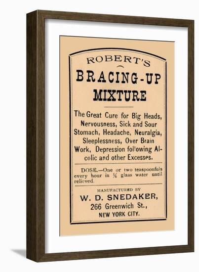 Robert's Bracing - Up Mixture-null-Framed Art Print