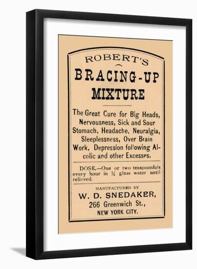 Robert's Bracing - Up Mixture-null-Framed Art Print