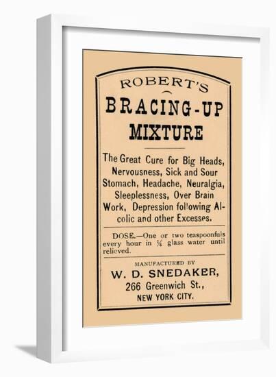 Robert's Bracing - Up Mixture-null-Framed Art Print