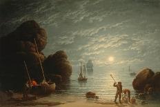 Ship Going Out, Fort Independence, Boston Harbour, 1832-Robert Salmon-Giclee Print
