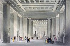 The Grand Central and Egyptian Saloons, British Museum, Holborn, London, C1836-Robert Sands-Giclee Print