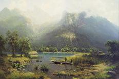 A Bavarian Lake-Robert Schultze-Framed Stretched Canvas