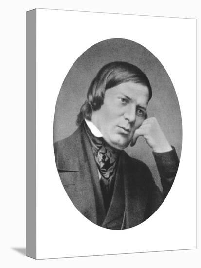 Robert Schumann (1810-185) Was a German Composer, Aesthete and Influential Music Critic-null-Stretched Canvas