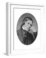 Robert Schumann (1810-185) Was a German Composer, Aesthete and Influential Music Critic-null-Framed Giclee Print