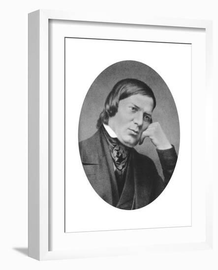 Robert Schumann (1810-185) Was a German Composer, Aesthete and Influential Music Critic-null-Framed Giclee Print