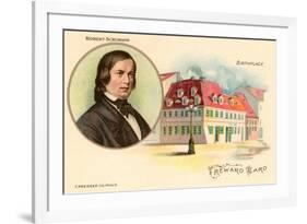 Robert Schumann and Birthplace-null-Framed Art Print