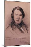 Robert Schumann, German Composer, Mid-19th Century-Jean Joseph Bonaventure Laurens-Mounted Giclee Print