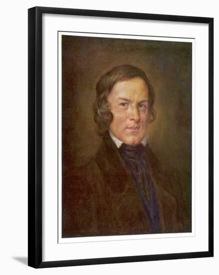 Robert Schumann German Composer-Hans Best-Framed Art Print