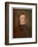 Robert Schumann German Composer-Hans Best-Framed Art Print