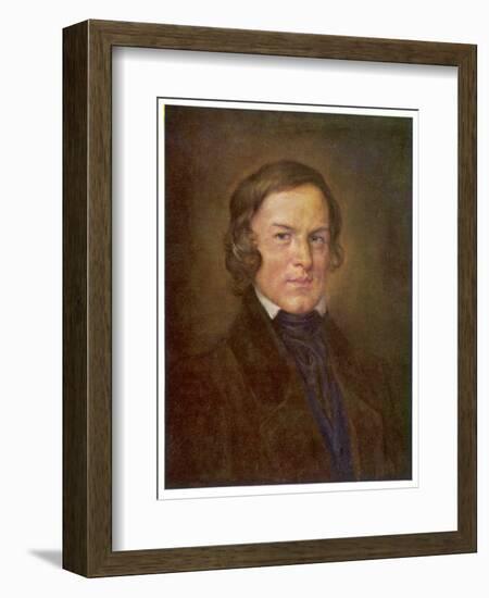 Robert Schumann German Composer-Hans Best-Framed Art Print