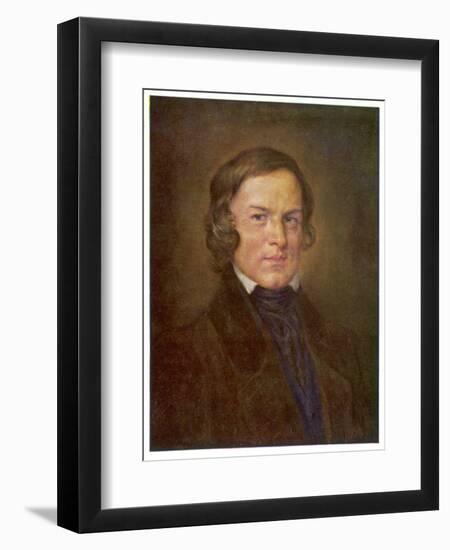 Robert Schumann German Composer-Hans Best-Framed Art Print