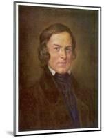 Robert Schumann German Composer-Hans Best-Mounted Art Print