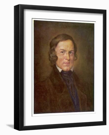 Robert Schumann German Composer-Hans Best-Framed Art Print