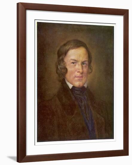 Robert Schumann German Composer-Hans Best-Framed Art Print