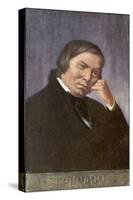 Robert Schumann German Musician-Eichhorn-Stretched Canvas