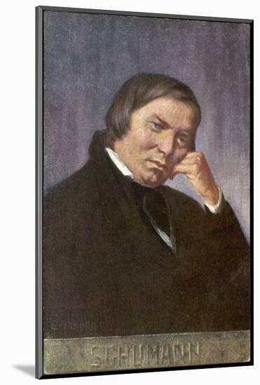 Robert Schumann German Musician-Eichhorn-Mounted Photographic Print