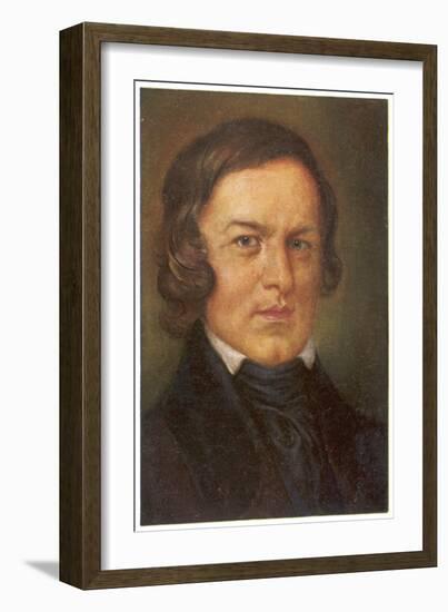 Robert Schumann German Musician-Hans Best-Framed Art Print