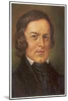 Robert Schumann German Musician-Hans Best-Mounted Art Print