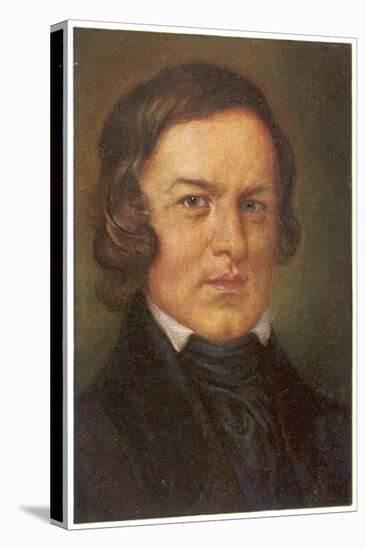 Robert Schumann German Musician-Hans Best-Stretched Canvas