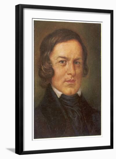 Robert Schumann German Musician-Hans Best-Framed Art Print