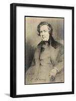 Robert Schumann German Musician-null-Framed Art Print