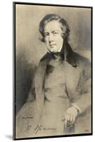 Robert Schumann German Musician-null-Mounted Art Print