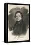 Robert Schumann German Musician-null-Framed Stretched Canvas
